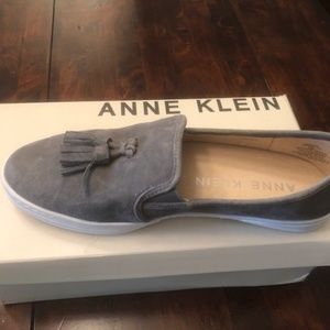 Anne Klein Suede slip on shoes